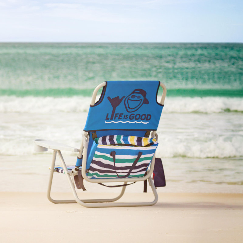Life is Good Reclining Beach Chair & Reviews Wayfair